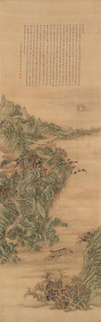 錢杜 赤壁夜游圖