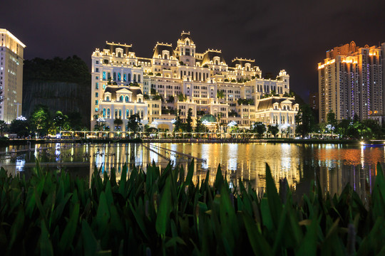 贵阳白宫夜景