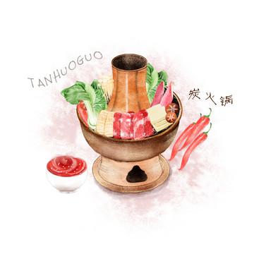 手繪火鍋