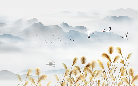 新中式山水畫