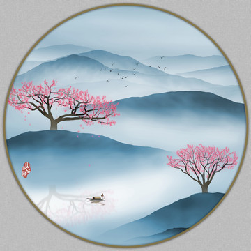 中國風裝飾畫