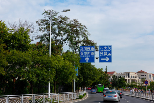 青岛八大关海边