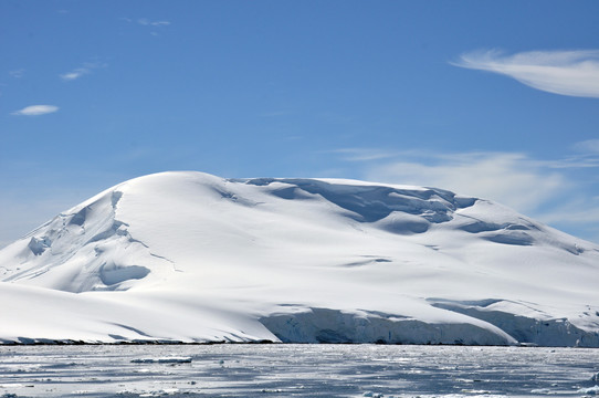 蓝天冰雪海洋