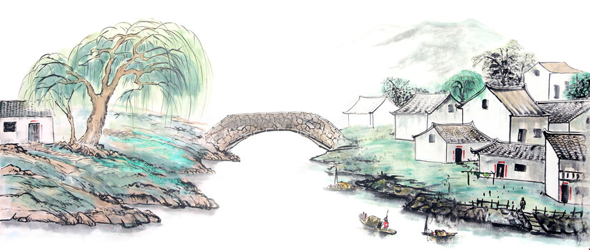 水墨江南
