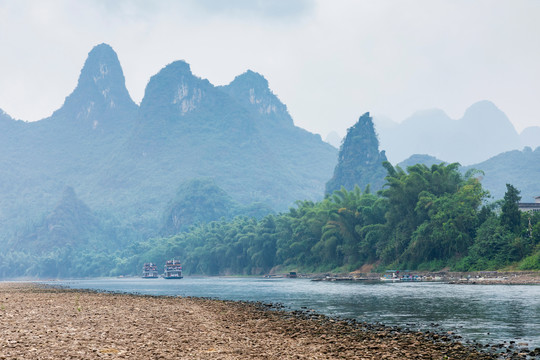 美丽的漓江自然景观