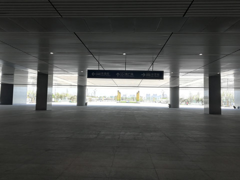 張店高鐵北站二樓
