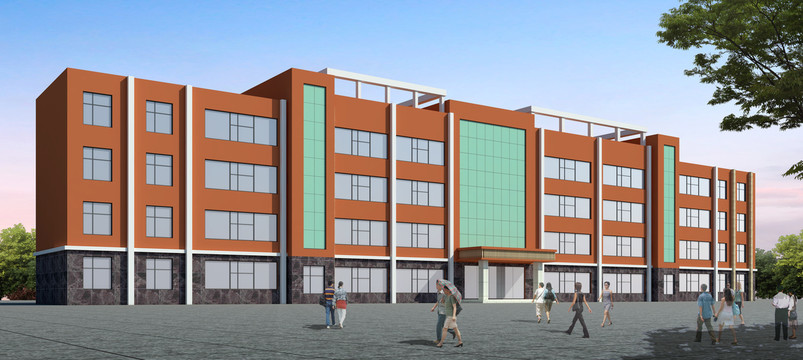 辦公樓建筑外觀設(shè)計(jì)案例效果圖