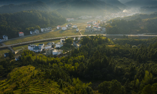 江西上栗杨宣公路航拍