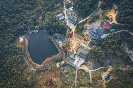 江西上栗双峰寺航拍