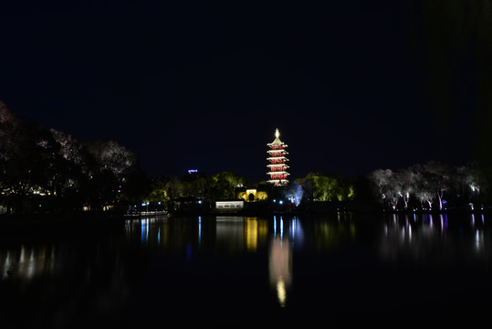 伍相祠夜景