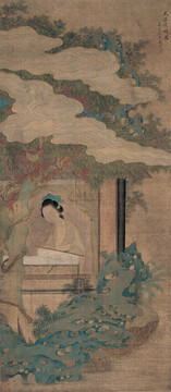 改琦 天孫織錦圖