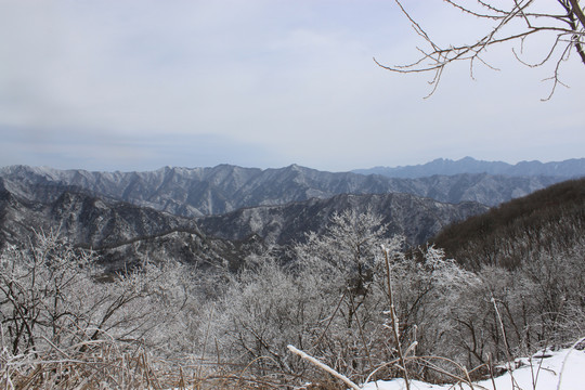 秦岭雪景