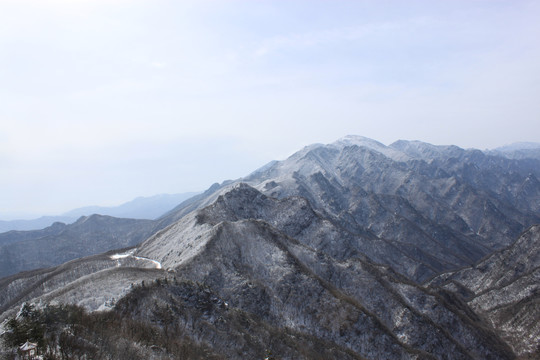 秦岭雪景