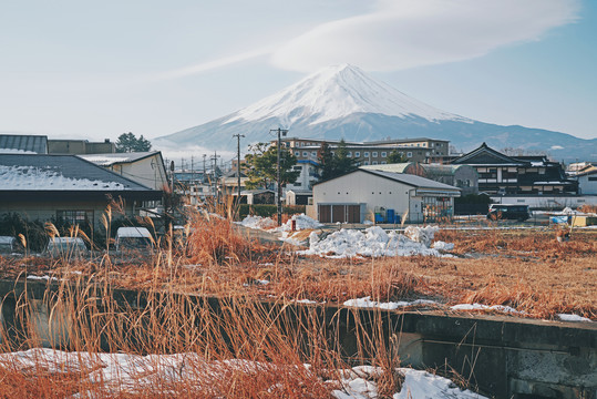 富士山冬季