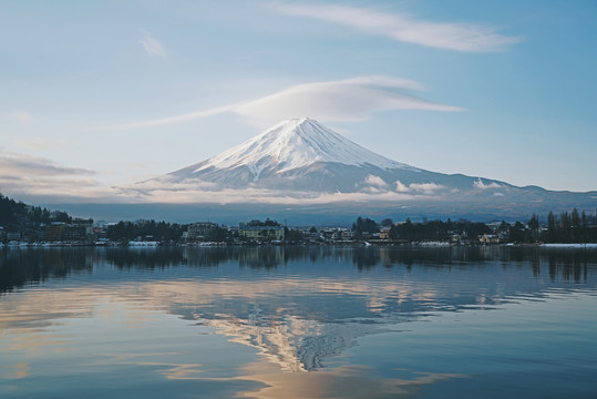 富士山冬季