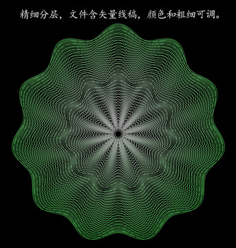 團花