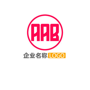 字母AAB标志logo模板