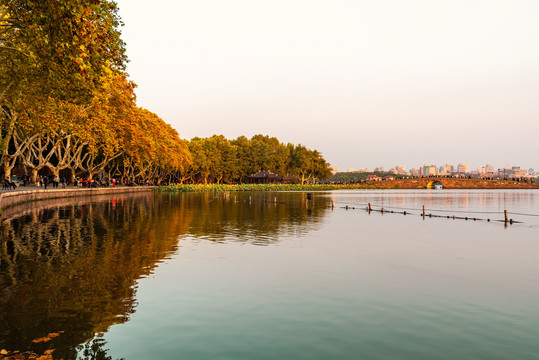 杭州西湖秋景