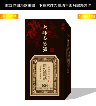 復(fù)古酒包裝