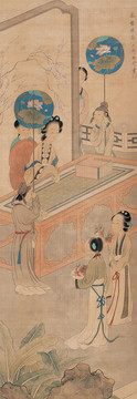 改琦獻荔圖