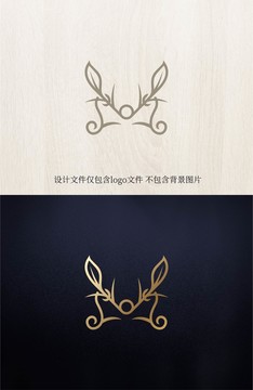 logo标志商标字体设计鹿