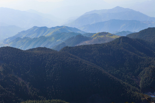 高山蓝天风景壁纸旅游自然风光