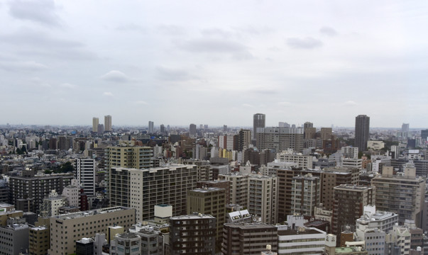 日本东京城市建筑群