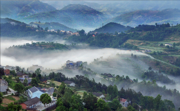 山村意境