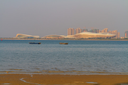 广东湛江海湾风光