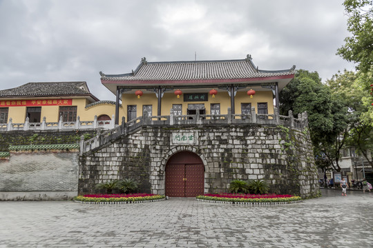 桂林王府城墙城楼