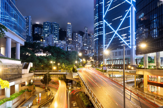 香港城市夜景