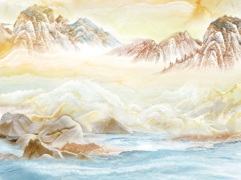 氣吞山河大氣山水