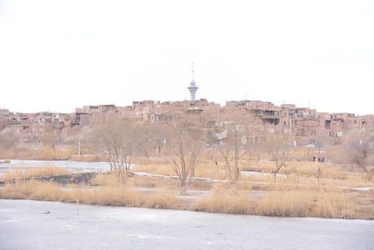中国新疆喀什高台民居