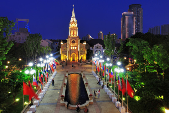 宁波老外滩夜景