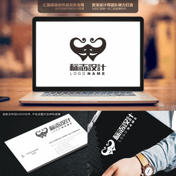 鬼臉LOGO創(chuàng)意手繪標(biāo)志