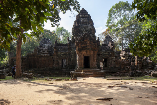 柬埔寨暹粒吴哥窟塔逊寺