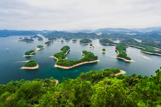 浙江杭州千岛湖风景