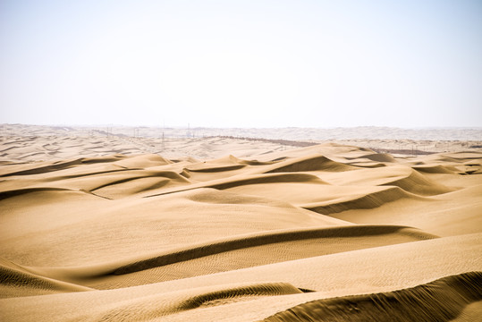 中国新疆塔克拉玛干沙漠