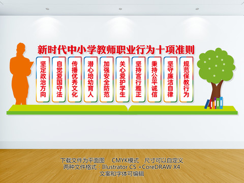中小學(xué)教師職業(yè)行為十項準(zhǔn)則