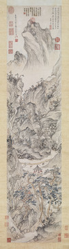 文伯仁松岡竹塢圖