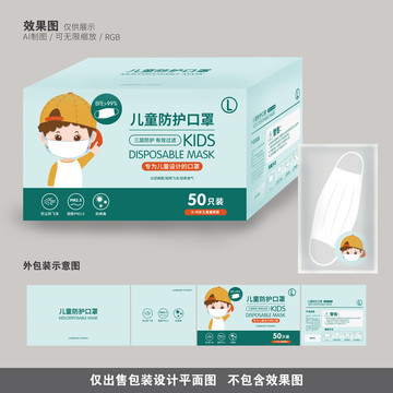 兒童防護(hù)口罩包裝