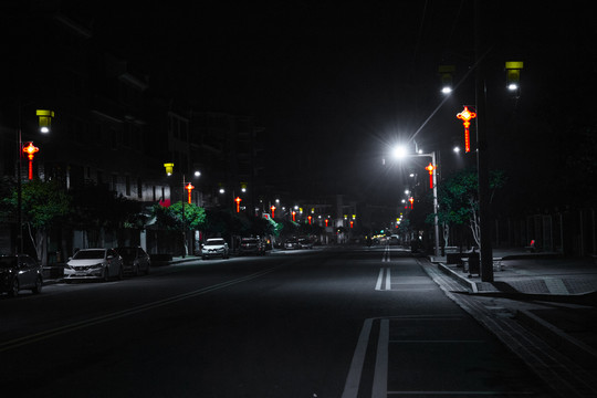 道路夜景