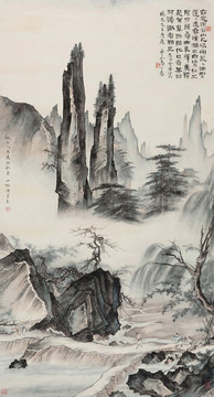 陳少梅踏歌圖
