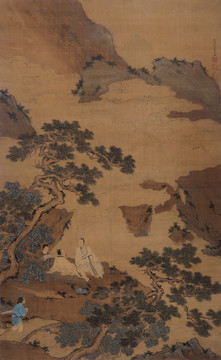 仇英坐談風(fēng)云圖