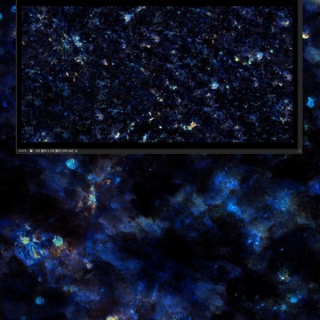 寶石夢幻星空藍色