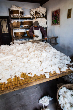 老上海棉絮店