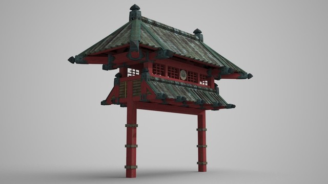 古建筑古代大門