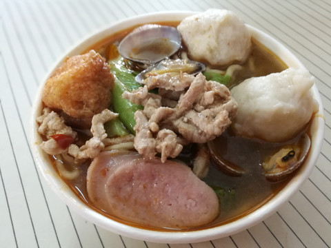 肉丝沙茶面