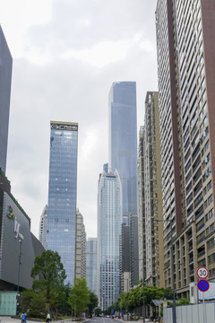 广州金融中心现代建筑
