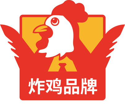 炸雞標(biāo)志雞形象標(biāo)志w標(biāo)志